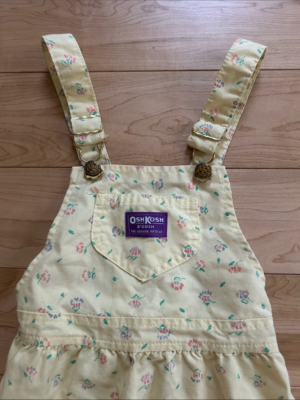 Oshkosh B'gosh Pale Yellow Floral Jumper